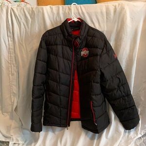 Ohio State Quilted jacket coat. Very light but warm. Worn maybe three times.
